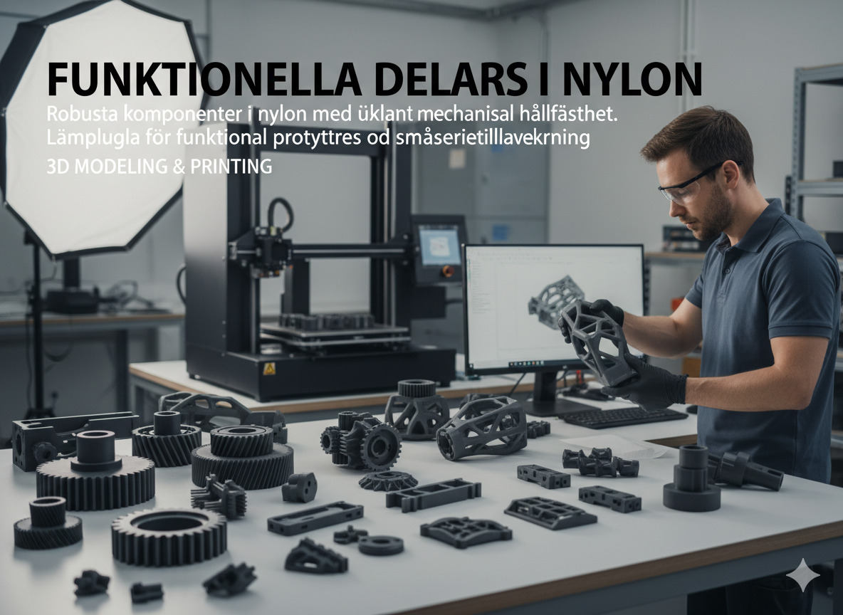 Funktionella delar i nylon